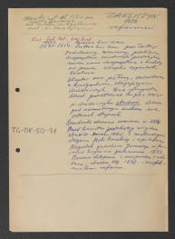 wypis z Katalog Zabytków Sztuki w Polsce: Województwo Krakowskie, t. I, red. Szablowski Jerzy, Warszawa 1953 wzmiankujący budowę drewnianego kościoła w 1622 r. oraz budowę murowanego w latach 1641-1650; zawiera charakterystykę architektoniczną obiektu , skan 1