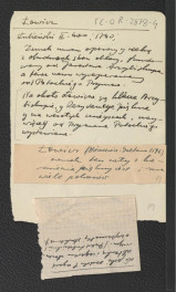 wypis z Łubieński W., Świat we wszystkich swoich częściach większych y mniejszych…, Wrocław 1740, s. 400 dotyczący miejscowego zamku oraz rezydencjonalnego charakteru w tej miejscowości; Niemcewicz J.U., Dyariusz legacji Kardynała Gaetano w roku 1595 o Uja, skan 2