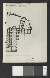 rzut przyziemny miejscowego zespołu klasztornego , skan 1