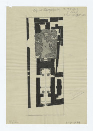 Pałac i Ogród Radziejowskiego (Raczyńskich)-plan sytuacyjny z lat 1920 -1930, skan 1