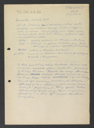 wypis z Rowińska-Galicka, 1957 dotycząca usytuowania klasztoru oraz niektórych ważniejszych wydarzeń w jego dziejach , skan 1