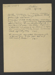 wypis z  Ciołek G., Ogrody polskie, Warszawa 1954, s. 36-37 zawierający zwięzłą charakterystykę miejscowej posesji , skan 1