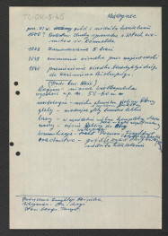 wypis z Podręczna Encyklopedia Kościelna, red. ks. Zygmunt Chełmicki, tom I-XLIV, Warszawa, 1904-1916 zawierający zarys historyczny dotyczący krótkiego momentu istnienia opactwa oraz charakterystyki obszaru , skan 1