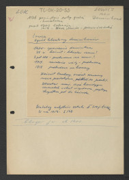 wypis z Katalog Zabytków Sztuki w Polsce: Woj. Łódzkie, t. II, red. Szablowski Jerzy, Warszawa 1954, s. 142 zawierający zwięzłą chronologię miejscowego zgromadzenia począwszy od 1400 r. oraz równie lakoniczną charakterystykę architektoniczną; notatka dot. , skan 2