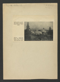 reprodukcja fotografii weduty autorstwa Bernardo Belotto z 1775 r. ukazującej ogród barokowy z przełomu XVII-XVIII w. , skan 1