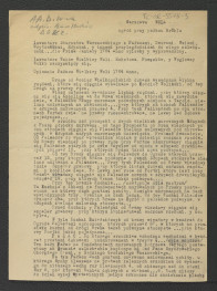 wypis z Inwentarza Starostwa Warszawskiego z Pałacowymi Dworami, Wsiami, Woytostwami, Młynami, y innemi przyległościami do niego należącymi… die Prima January 1764 Anno spisany i wyprowadzony. Inwentarz Wsiów Wielkiej Woli, Mokotowa, Powązków,  y Węglowey Wołki zaczynający się. Opisanie Pałacu Wielkiej Woli 1764 Anno; trzy karty , skan 1