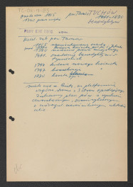 odsyłacz do Podręczna Encyklopedia Kościelna, red. ks. Zygmunt Chełmicki, tom I-XLIV, Warszawa, 1904-1916; wypis z Katalog Zabytków Sztuki w Polsce: Woj. Krakowskie, tom I, red. Szablowski Jerzy, Warszawa 1953 wzmiankujący ważniejsze daty w dziejach miejsc, skan 1
