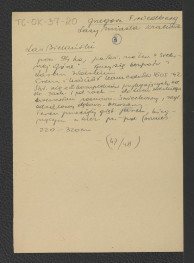 wypis z Friedberg Grzegorz, Lasy miasta Krakowa, s. 47-48 dotyczący lasu bielańskiego , skan 1
