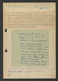 wypis ze Słownik Geografii Turystycznej Polski, tom I, Warszawa 1959, strona 448 dotyczący usytuowania miejscowego opactwa zaistniałego w drugiej połowy XI wieku, które uległo kasacji z polecenia władz pruskich w 1797 roku; wypis z Przegląd Zabytków Województwa Poznańskiego, WKZ Poznań, Poznań 1957 dotyczący miejscowego kościoła oraz klasztoru ze schyłku XI lub XII wieku; odsyłacz do Gloger Zygmunt, Encyklopedia Staropolska, Warszawa 1902 wzmiankujący fundacje Michała z Krzywina z 1113 roku; odsyłacz do Podręczna Encyklopedia Kościelna, red. ks. Z. Chełmicki, tom I-XLIV, Warszawa, 1904-1916 wzmiankujący założenie opactwa oko;o 1070 roku (na odwrocie kopiał maszynopisu zawierający wypis z Słownika Geograficznego Królestwa Polskiego), skan 1