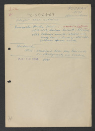 odsyłacz do Gloger Zygmunt, Encyklopedia Staropolska, Warszawa 1902 wzmiankujący zaistnienie klasztoru ok. 1231 r.; wypis z Ruszczyńska-Stawska, Poznań wzmiankujący budowę kościoła oraz klasztoru w latach 1244-1253 oraz lokacje miasta w 1253 r.; kolejne odsyłacze (m.in. Podręczna Encyklopedia Kościelna, red. ks. Z. Chełmicki, t. I-XLIV, Warszawa, 1904-1916) wzmiankująca zaistnienie klasztoru przy kościele św. Małgorzaty ok. 1231 r.         , skan 1
