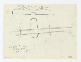 Zamek Królewski-szkic roboczy, skan 1