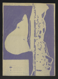 Zakopane - Kuźnice - Park etnograficzny - założenia programowe:  zadrzewienie terenu -stan istniejący. Plan sytuacyjno o -wysokościowy jako podkład, skan 1