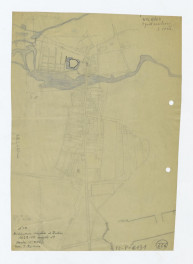 plan sytuacyjny - przerys z Archiwum Miejskiego w Łodzi 1829/45 sygnatura nr 19, skan 1