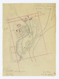 plan sytuacyjny - stan z roku 1845 (odrys), skan 1