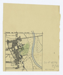 plan sytuacyjny według mapy CUGK, skan 1