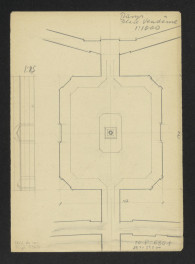 Place Vendome - plan sytuacyjny, skan 1