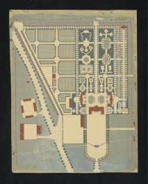 Warszawa Wola - Pałac Bruhla - rekonstrukcja historyczna, skan 1
