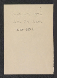 notatka wzmiankująca usunięty plan ukazujący układ miasta w XVII wieku, skan 1