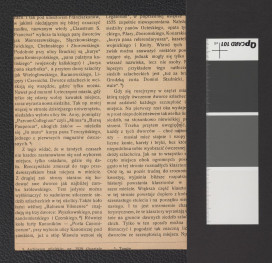 wycinek z „Rocznik Krakowski”, XVII zawierający reprodukcję fotografii czarno-białej; przedstawia zakątek pod kościołem franciszkanów, skan 2