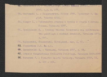 wypis z kwestionariusza Ministerstwa Kultury i Sztuki z 1957 roku, skan 2