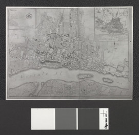 plan miasta z XVIII wieku (oryginał w Bibliotece Narodowej nr C II 1068), skan 2