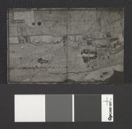 plan Jana Akermana z 1817 roku i okolice Warszawy od strony południowej, skan 4