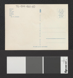 fragment parku miejskiego z muszlą estradową, skan 2