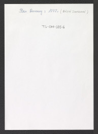 plan Warszawy z 1772 Rizziego Zamoni, skan 1