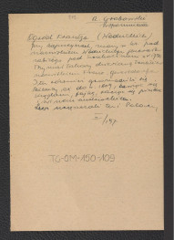 wypis z A. Grabowski, Wspomnienia t. II s. 197 dotyczący gen. Wodzickiego, skan 1