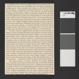 wycinek zawierający dwubarwną reprodukcję fotografii przedstawiającej krużganek wraz z galerią tzw. "Pałacu pod Krzysztofory", skan 2