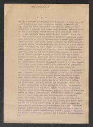 opracowanie Władysława Jeż-Jareckiego pt. "Zagadnienia ochrony zabytków budownictwa ludowego a problem sieci parków etnograficznych", skan 9