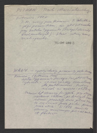 wypisy z Orłowicz Mieczysław (1920) dotyczące parku Marcinkowskiego oraz ogrodów i skwerów promenady pofortecznej, skan 2