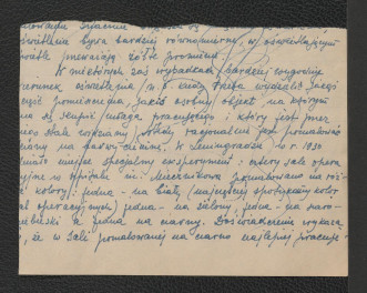 wypis z kwestionariusza Ministerstwa Kultury i Sztuki z 1957 roku, skan 2