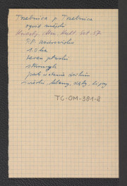 wypis z kwestionariusza Ministerstwa Kultury i Sztuki z 1957 roku, skan 1
