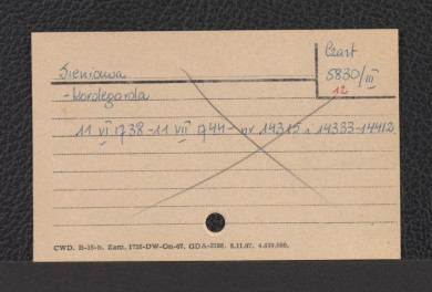 karta o charakterze brudnopisu, skan 2