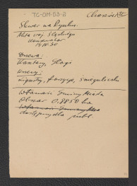 wypisy z Akt Województwa Śląskiego (Konserwator) z 14 kwietnia 1930 r. dotyczące skweru na placu przy Straży Pożarnej, skweru na Placu Wagnera, zieleńca przy ul. Moniuszki, parku na Górze Redutowej, parku hutniczego, parku Kościuszki oraz stadionu, skwerów przy Placu św. Józefa, Mickiewicza, Matejki, a także przy rynku; ponadto park skarboferny oraz przy ul. Urbanowicza, skan 11