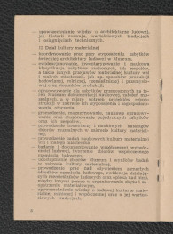 Statut Muzeum Budownictwa Ludowego w Sanoku , skan 8