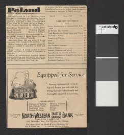 rzeźba figuratywna wieńcząca fontannę przy miejscowym ratuszu (wycinek z anglojęzycznej publikacji tematycznej zawierający dwubarwną reprodukcję fotografii), skan 2