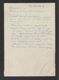 wypis z Gajdzik B., Miejscowości wycieczkowe dla mieszkańców Górnego Śląska, Warszawa 1953 dotyczący parku na Górze Wyzwolenia, skan 1