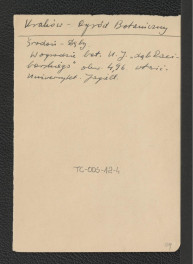 wzmianka o dębie znajdującym w ogrodzie botanicznym Uniwersytetu Jagiellońskiego na podstawie Środoń Andrzej, Dęby, skan 1