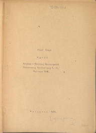 Józef Drege, "Ogród". Artykuł w Wielkiej Encyklopedii Powszechnej Ilustrowanej, Warszawa 1904. - odpis w formie maszynopisu - 2 egz., skan 16