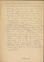 G. Ciołek, System obronny bramy czarnomorskiej, Bergen-Belsen, Lubeka 1945 - rękopis konspektu odczytu, skan 4