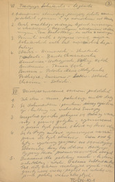 G. Ciołek, System obronny bramy czarnomorskiej, Bergen-Belsen, Lubeka 1945 - rękopis konspektu odczytu, skan 7