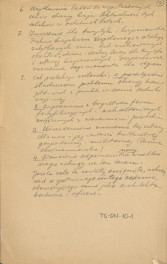 G. Ciołek, System obronny bramy czarnomorskiej, Bergen-Belsen, Lubeka 1945 - rękopis konspektu odczytu, skan 8