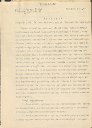 recenzja artykułu Feliksa Markowskiego pt. "Budownictwo kaszubskie" z dnia 8 czerwca 1953 r., skan 1