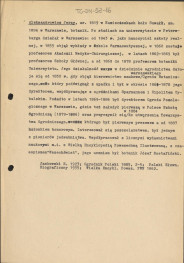 hasło biograficzne - Aleksandrowicz Jerzy, skan 1