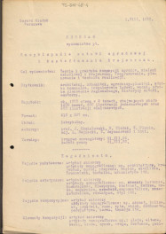 Program wydawnictwa pt. "Encyklopedia sztuki ogrodowej i kształtowania krajobrazu" z dnia 1 sierpnia 1958 r., skan 1