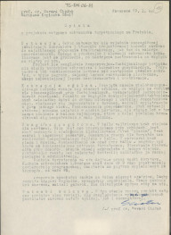 Opinia z dnia 29 stycznia 1953 r. o projekcie wstępnym schroniska turystycznego na Prehybie, skan 1