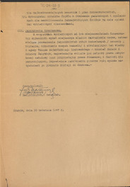 Protokół z objazdowej Komisji Konserwatorskiej w dniach 31 marca 1947 r. i 1 kwietnia 1947 r. zwołanej przez Kenserwatora Województwa Krakowskiego w sprawie opieki nad miasteczkami: Lipnicą Murowaną, Czchowem, Zakliczynem, Ciężkowicami i Tuchowem, skan 4