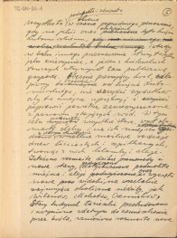 Szymon Bogumił Zug, Opis ogrodów warszawskich z 1784 r. - odpis w formie rękopisu (tekst niepełny), skan 6